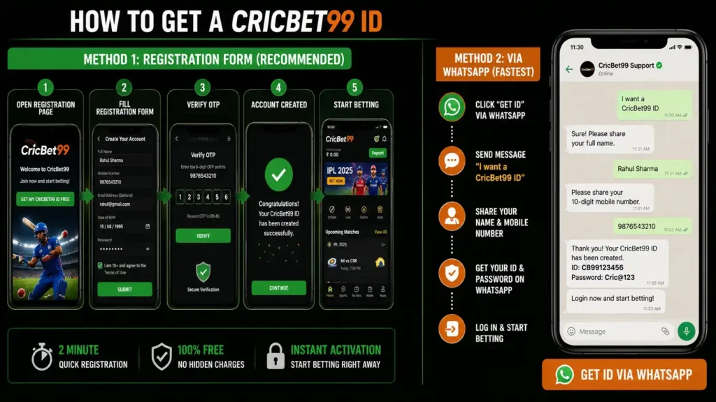 How to Get a CricBet99 ID