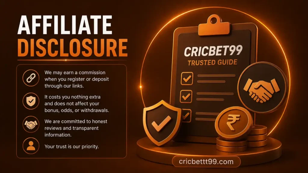 Cricbet99 Affiliate Disclosure