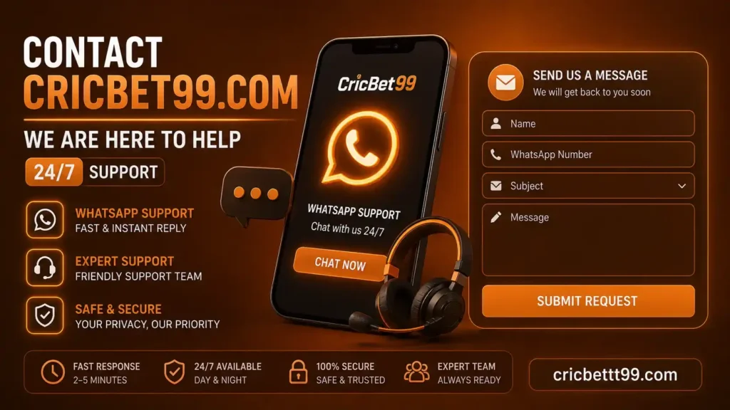 cricbet99 customersupport get help